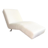 Méridienne design en tissu bouclettes