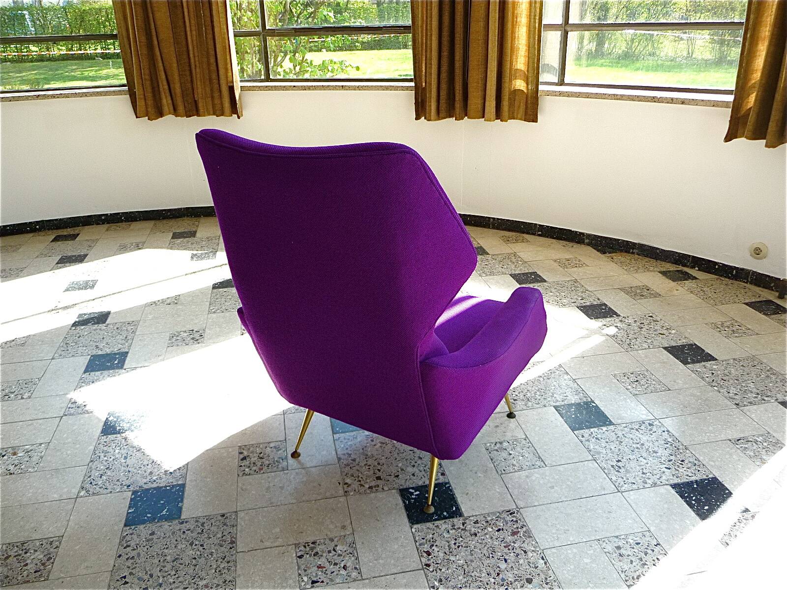 Rare Wingback Lounge Chair by Rudolf B. Glatzel for Alfred Kill, Germany 1950s