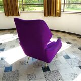 Rare Wingback Lounge Chair by Rudolf B. Glatzel for Alfred Kill, Germany 1950s