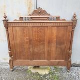old headboard in solid oak