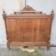 antique solid oak headboard