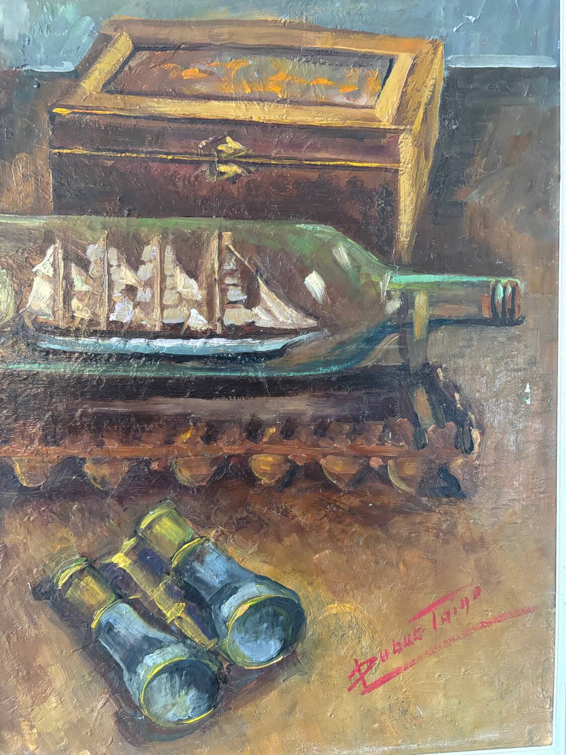 Signed still life from the 20th century