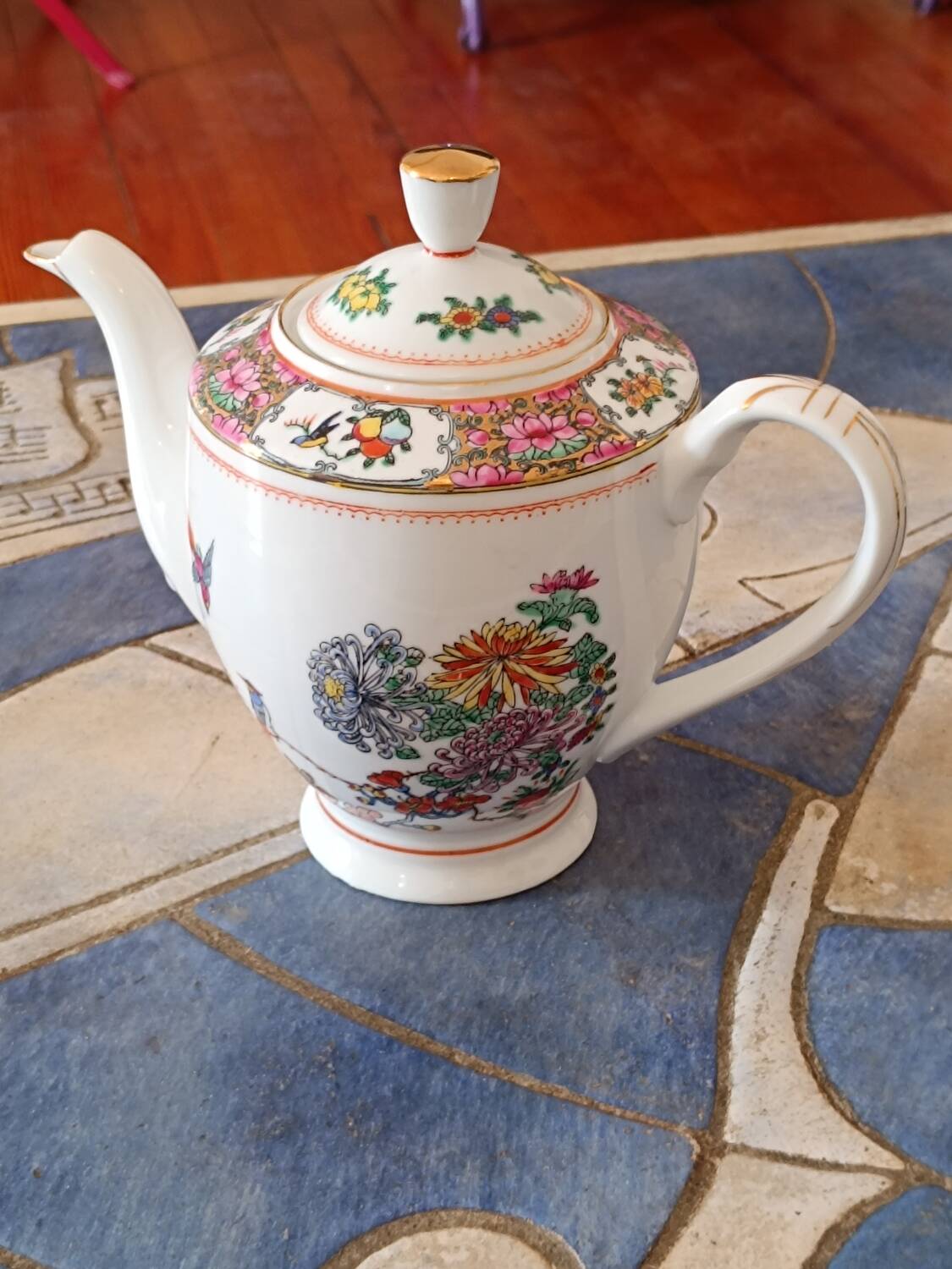 Vintage Chinese porcelain teapot set