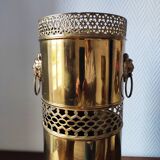 Vintage brass umbrella stand