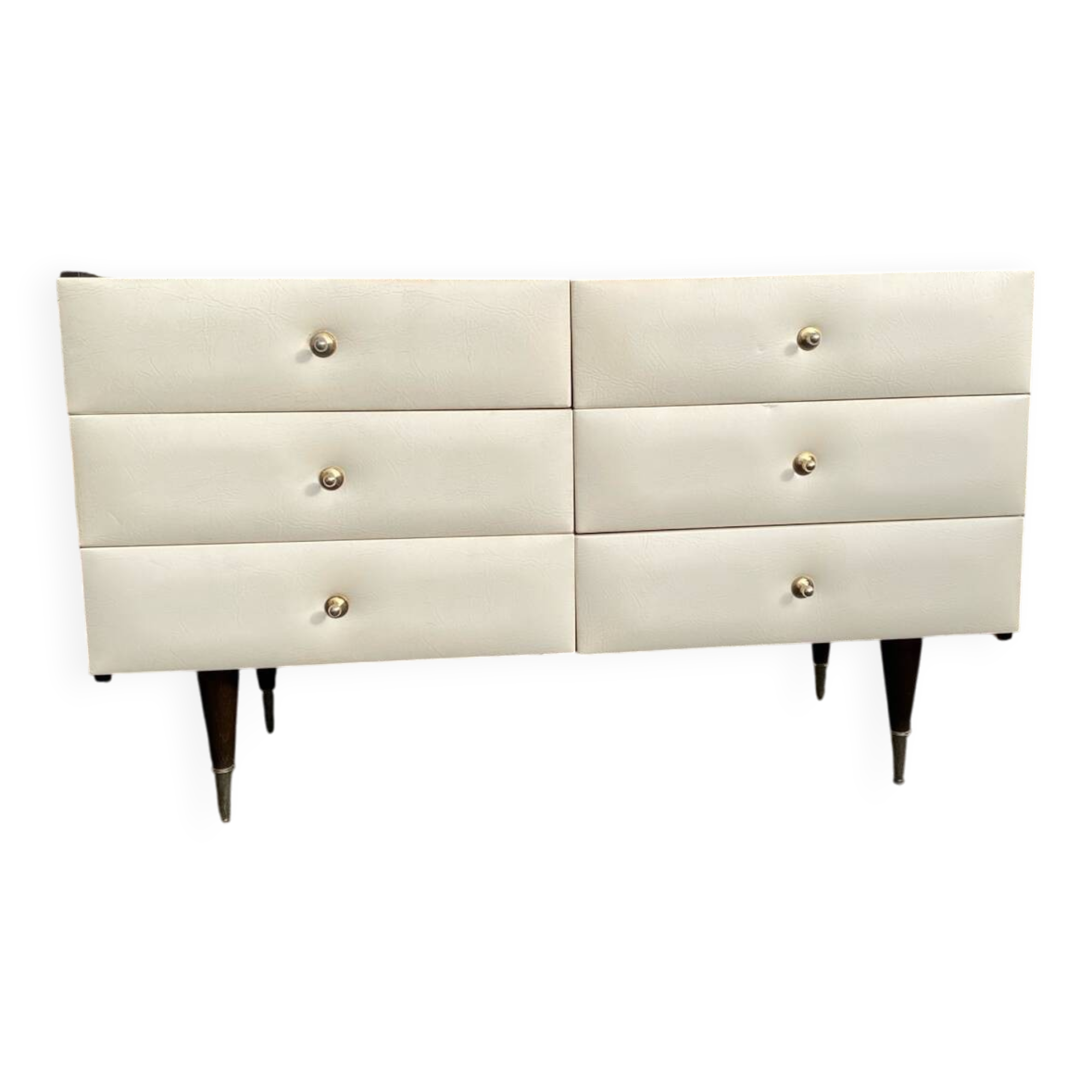 VINTAGE DRESSING TABLE WITH 6 DRAWERS 1960-1970 ROGER LANDAULT