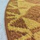 Tapis rond vintage des années 70 style Desso