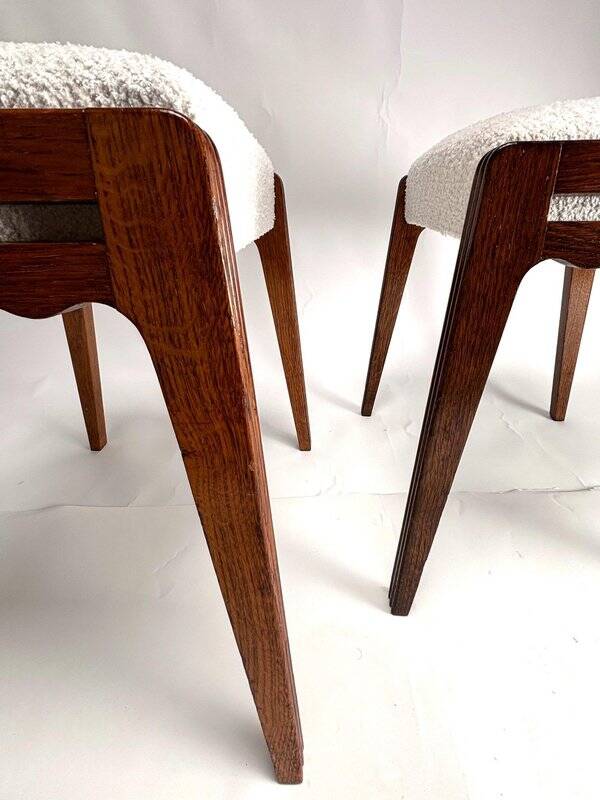 Mid-Century Stools attributed to Paolo Buffa, Italy, 1950s, Set of 2