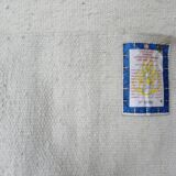 Hand-knotted Traditional Artisan Rug in Beige Ecru without Pattern