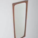 Danish mirror with teak edge, large size, 1960s