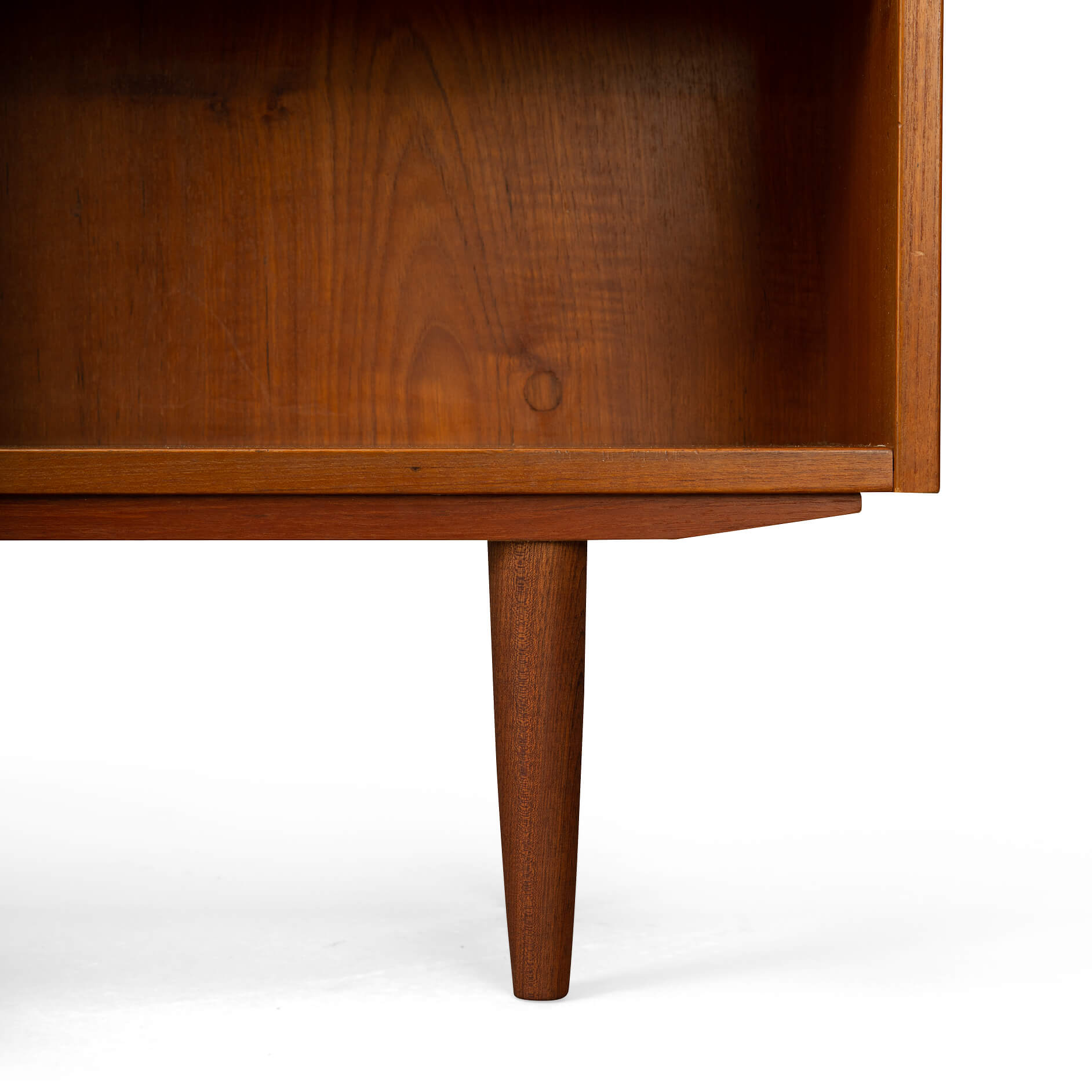 Danish teak bookcase by Hundevad 1960s