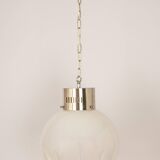 Suspended chandelier large Sputnik ball Murano, VeArt, Italy, 1970s