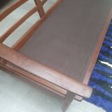 Scandinavian 3-seater teak bench