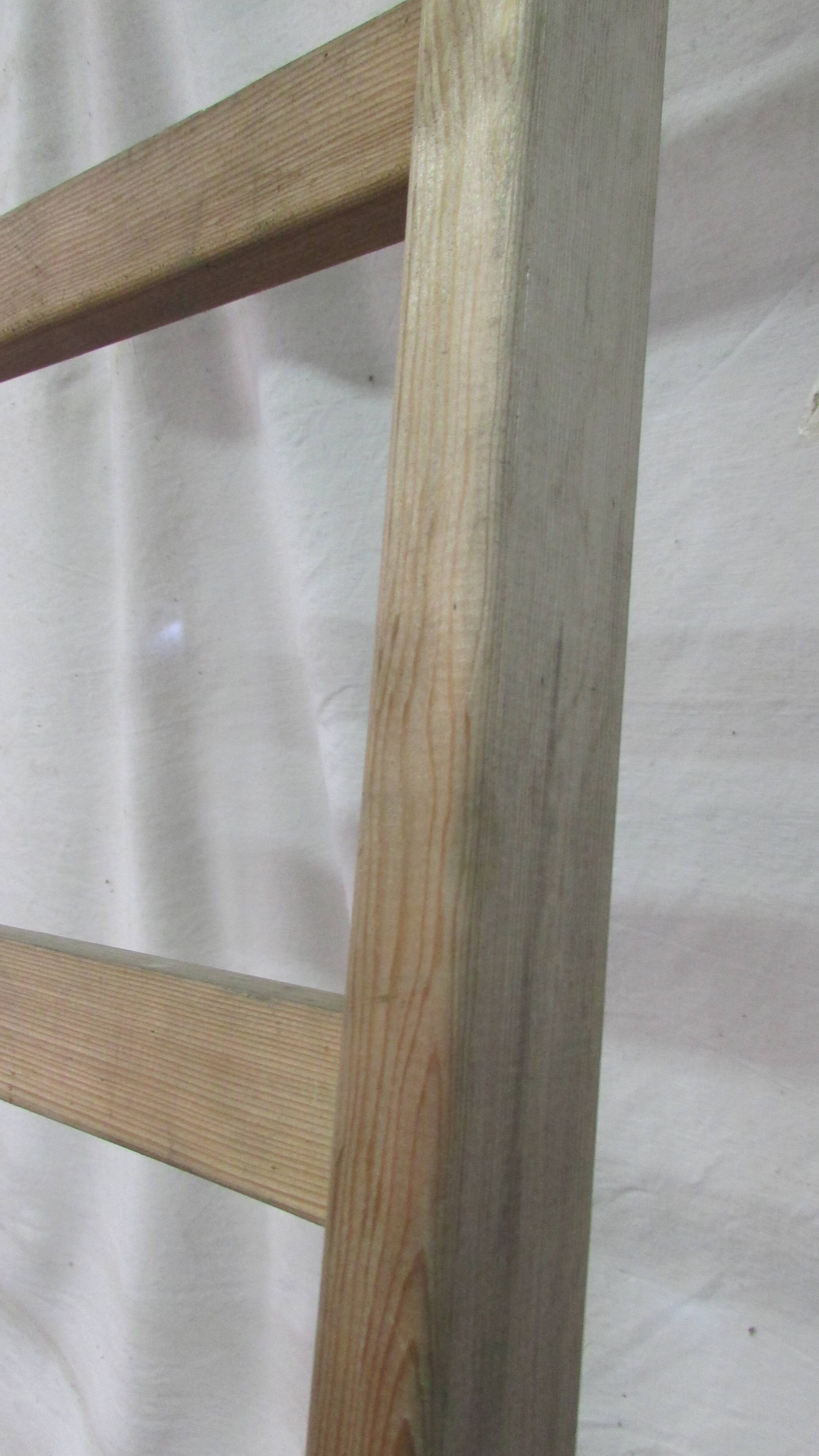 Decorative wooden ladder