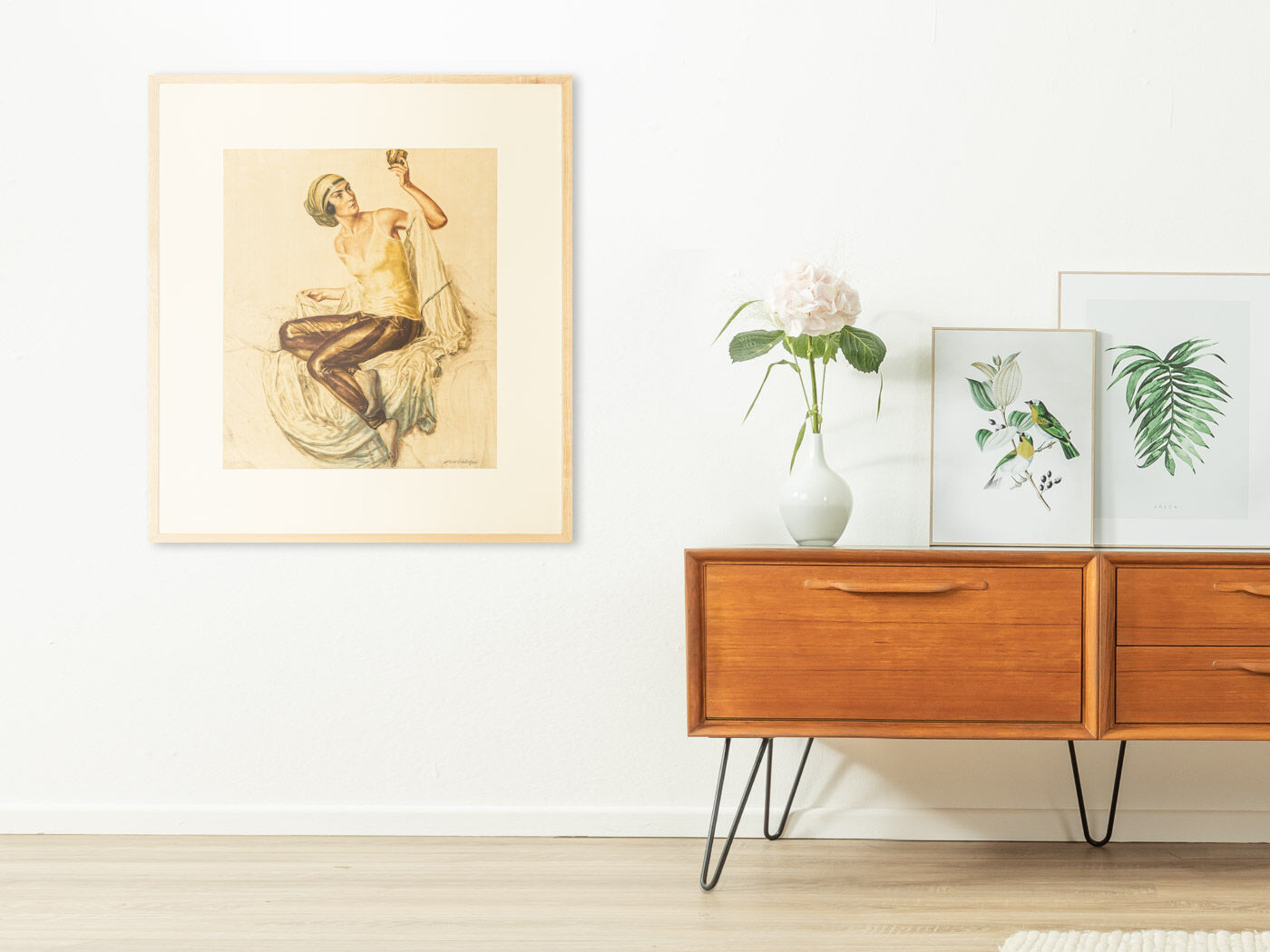 Ivo saliger “friend of hafez”. original color etching