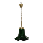 Art Nouveau style Murano glass pendant light, Italy circa 1950