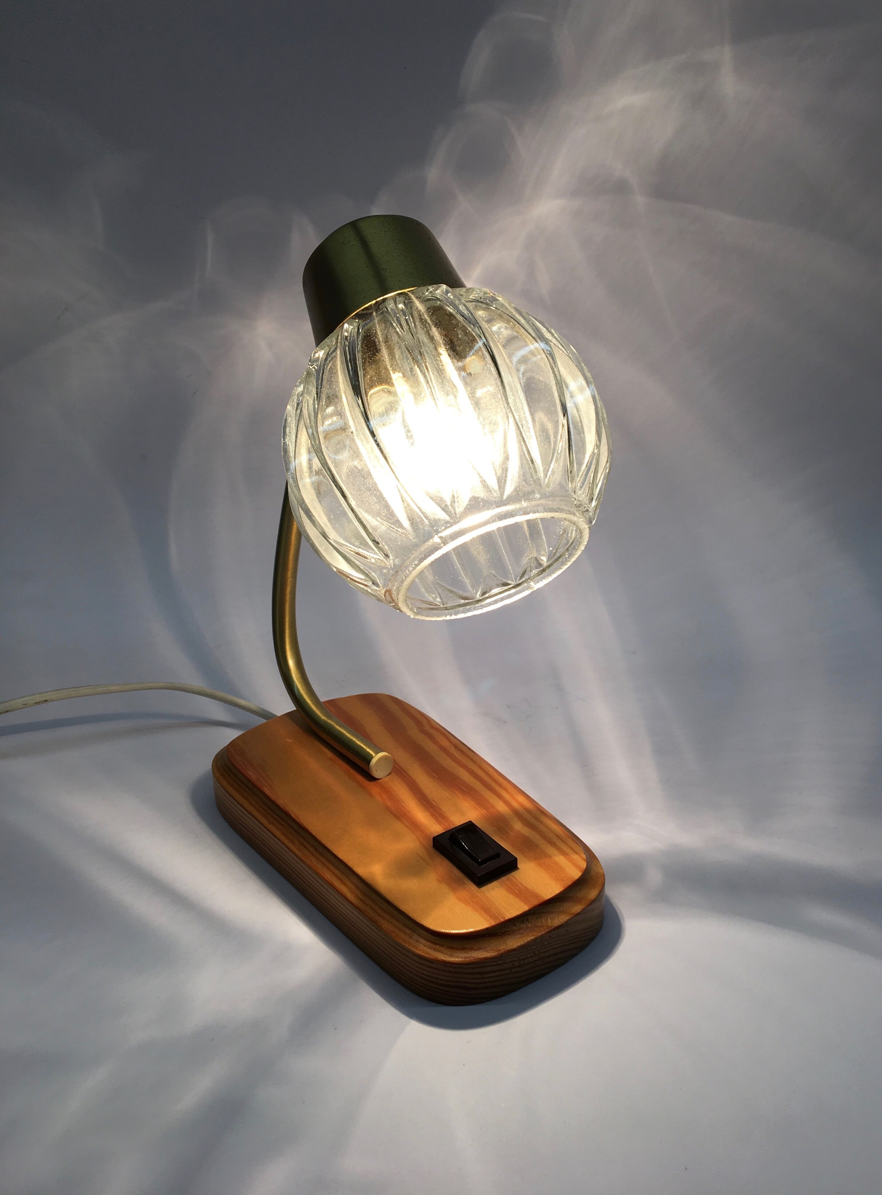 Vintage bedside lamp, 1960