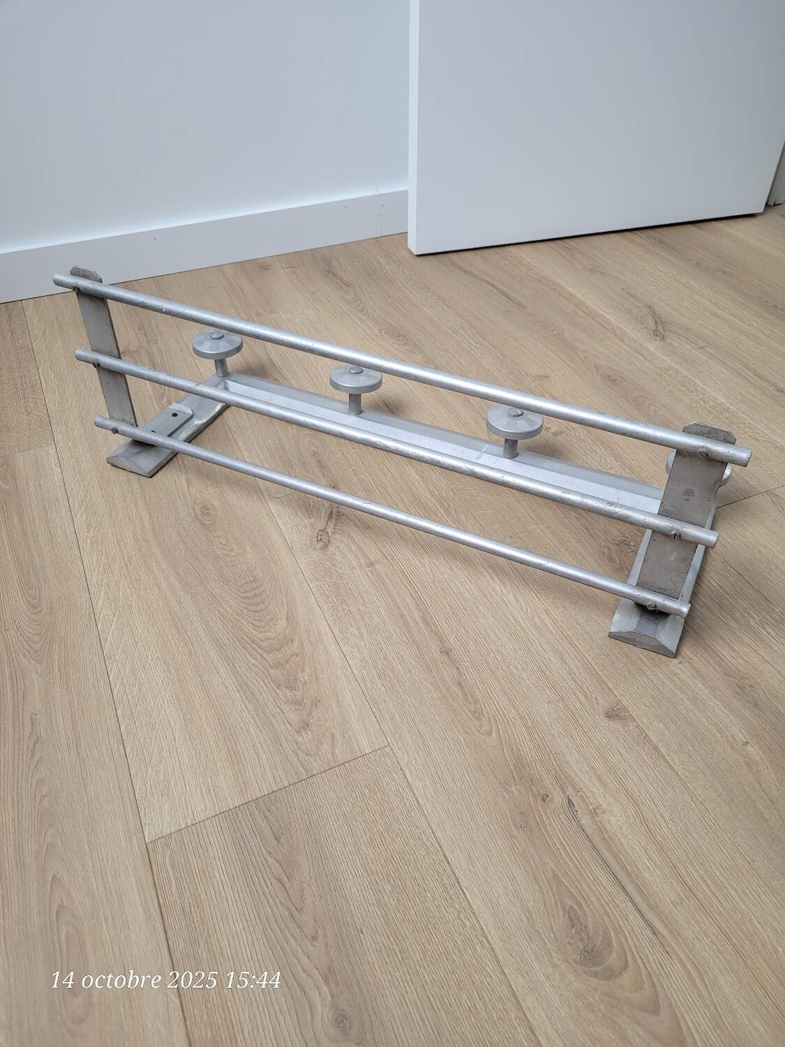 Vintage aluminum coat racks