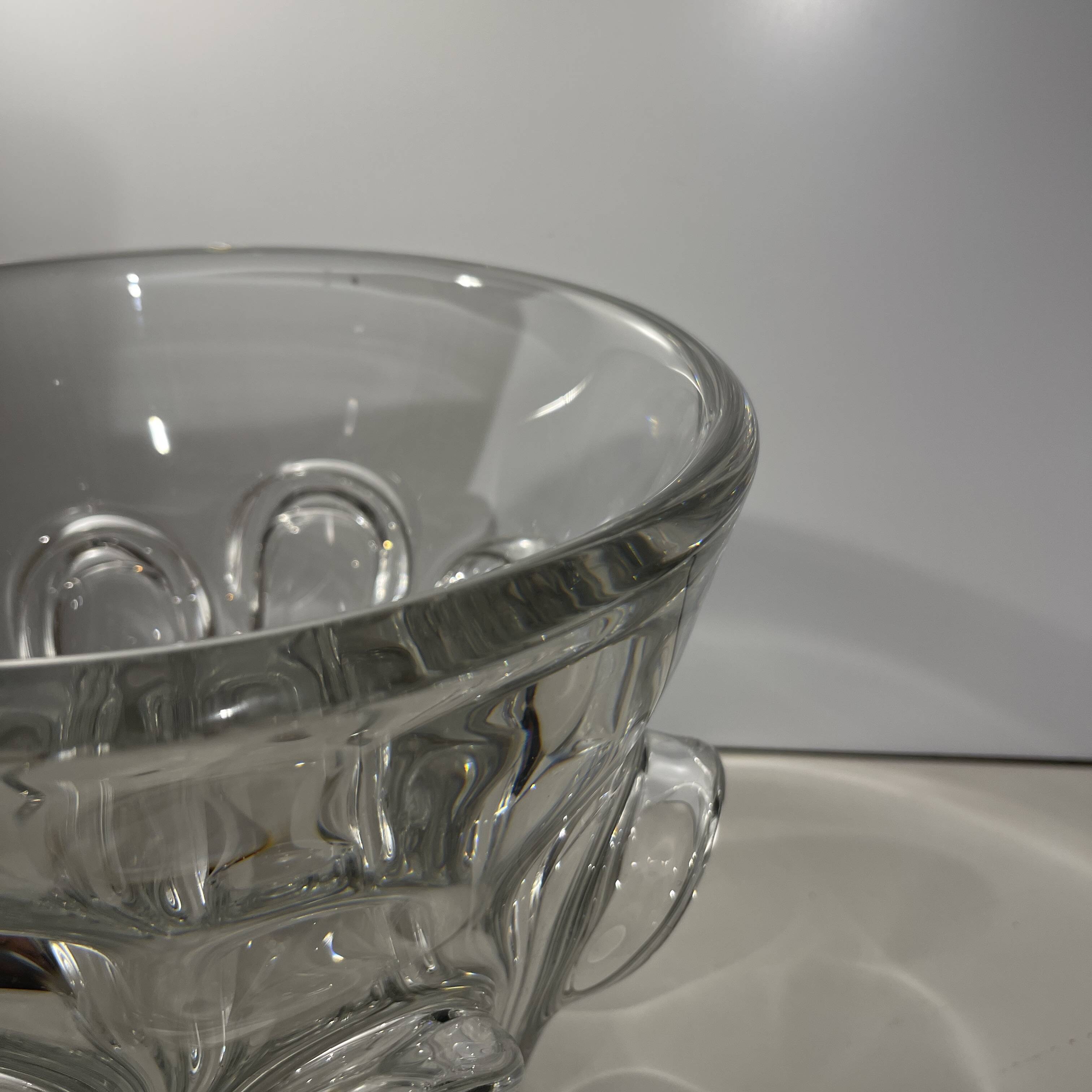 Antonio & Guido Bon / Val Saint Lambert, crystal champagne bucket, ca 19