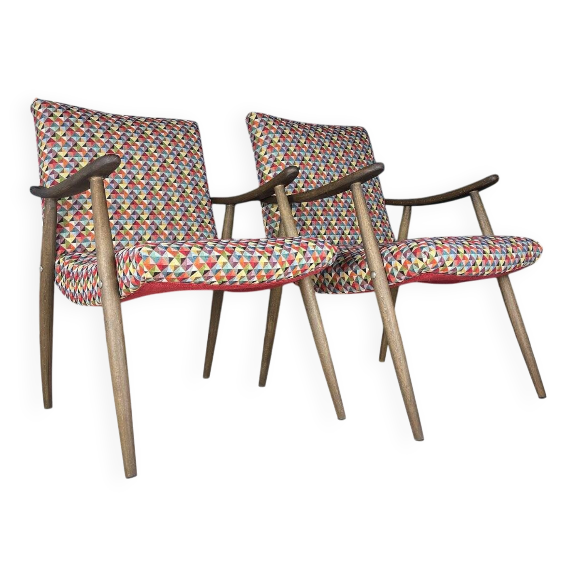Mid-century Bobi armchair by Meblo, former Yugoslavia, 1960s, set of 2.
