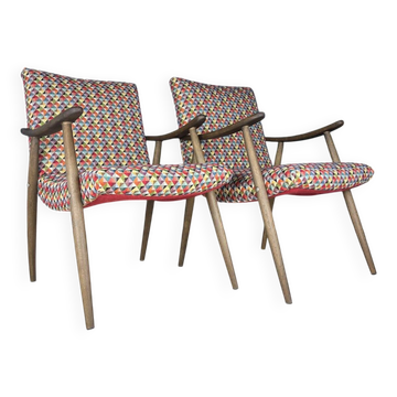 Mid-century Bobi armchair by Meblo, former Yugoslavia, 1960s, set of 2.