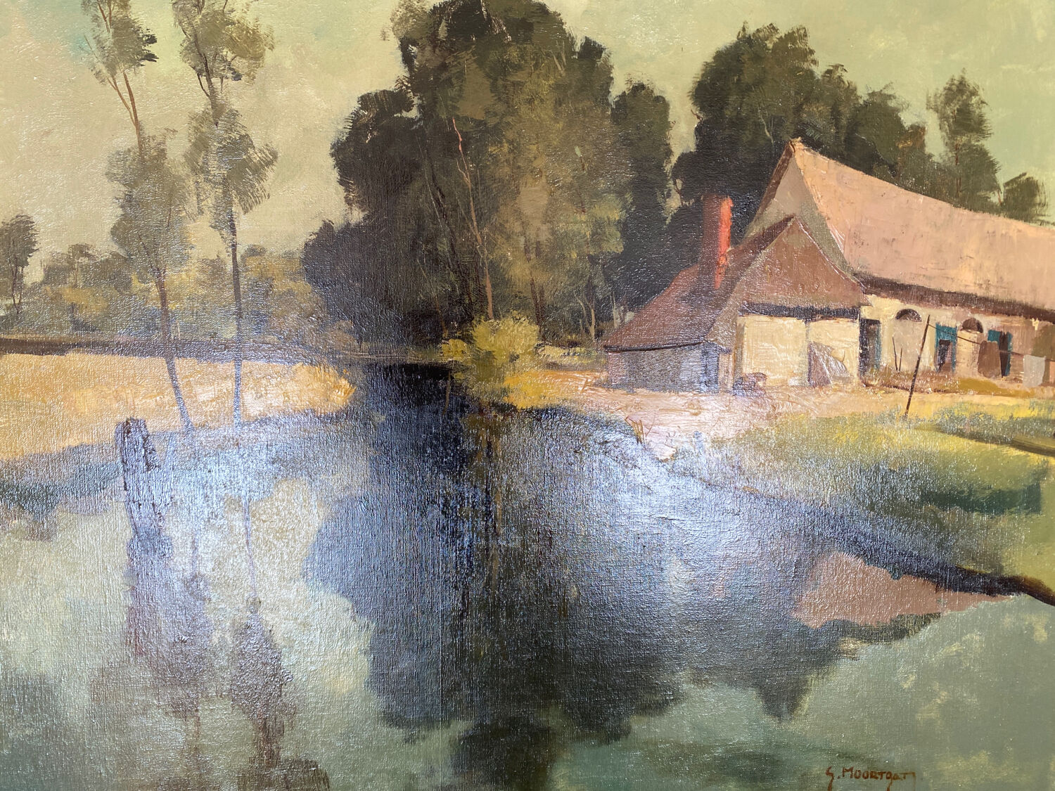 Landscape signed Gerard Moortgat