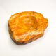 Empty Ashtray in Orange Alabaster Made in Italy