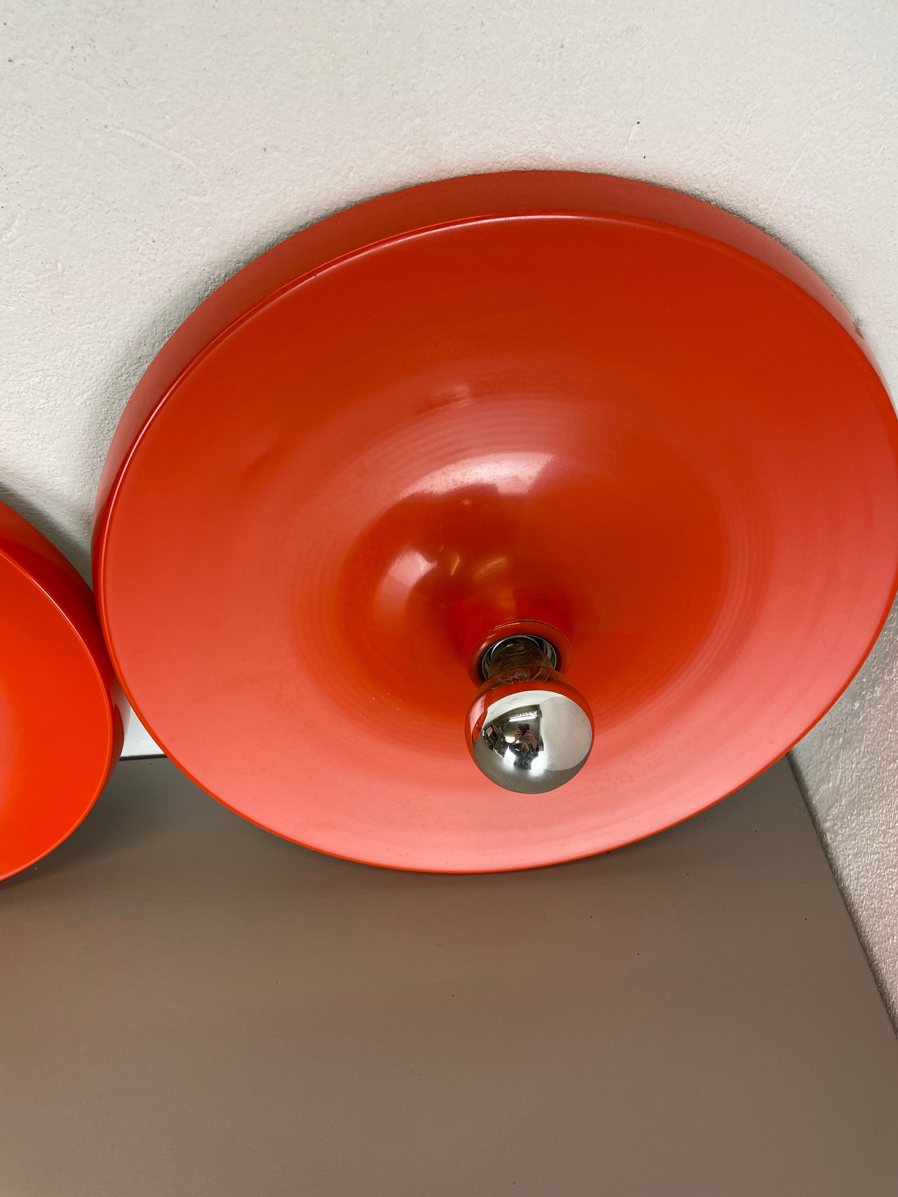 Set of two disc wall light, germany 70s