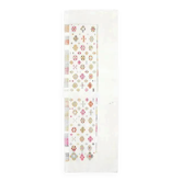 Tapis kilim vintage turc Oushak fait à la main en laine et coton blanc 68x215