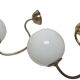 Vintage Art Deco sconces, Poland, 1950s, set of 2