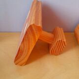 Pine coat hooks