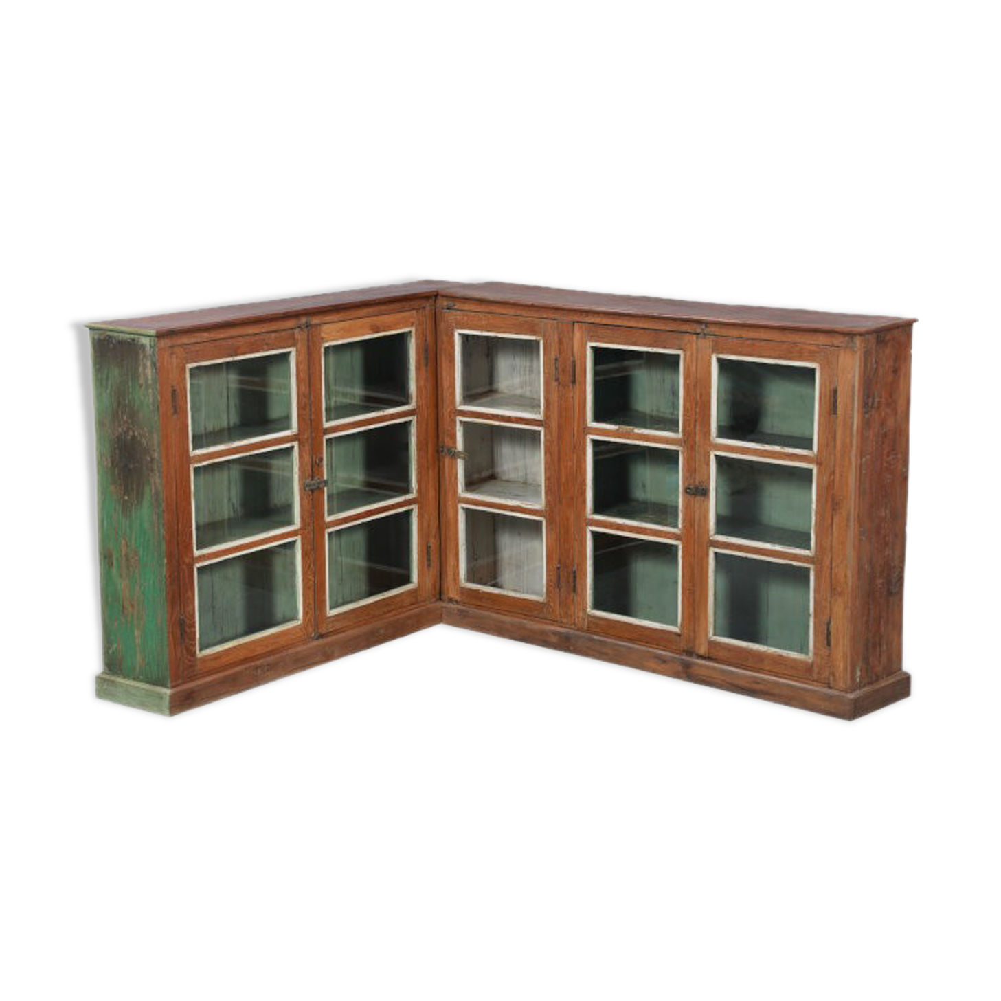 Buffet croess of angle bois viieux teck