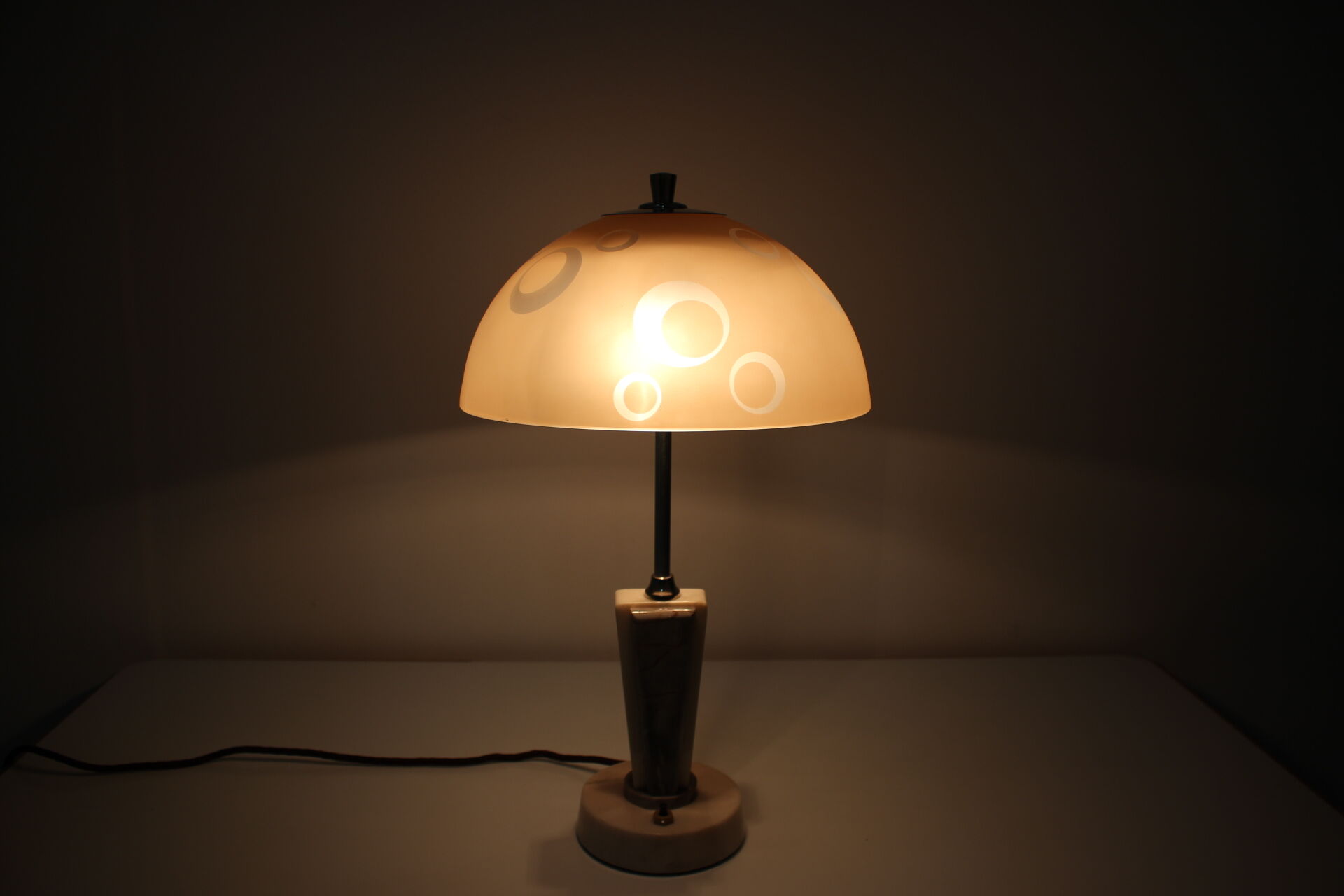 Mid-century Table lamp/Kámen Praha,  1950's