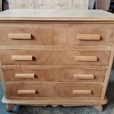 Commode vintage chêne clair