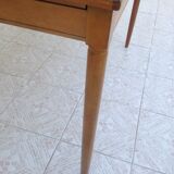 Table extendable scandinavian design teak growing butterfly