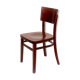 New York brewery chair in dark walnut beech