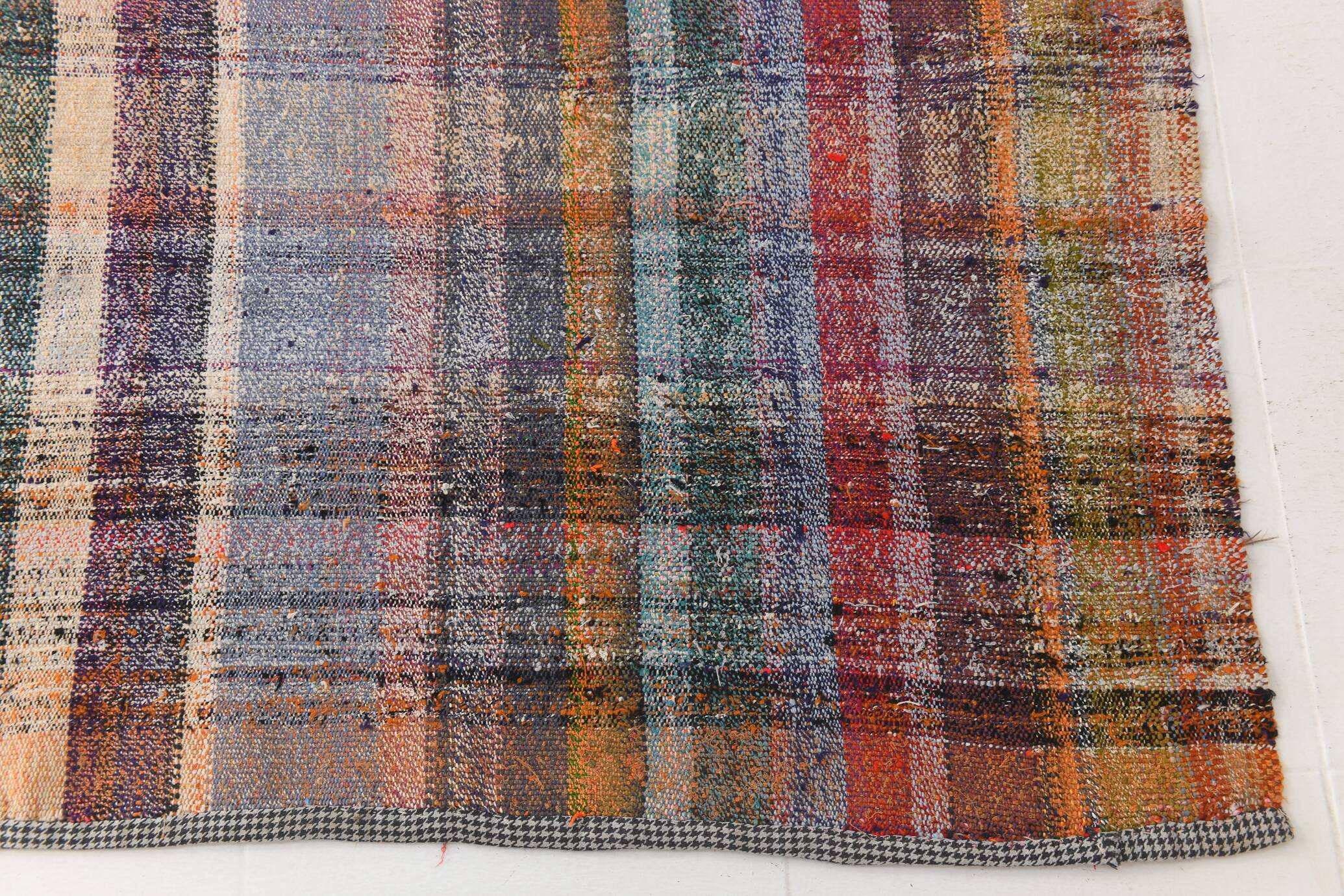 Hand Knotted Jute Vintage Kilim Rug, 219x336Cm