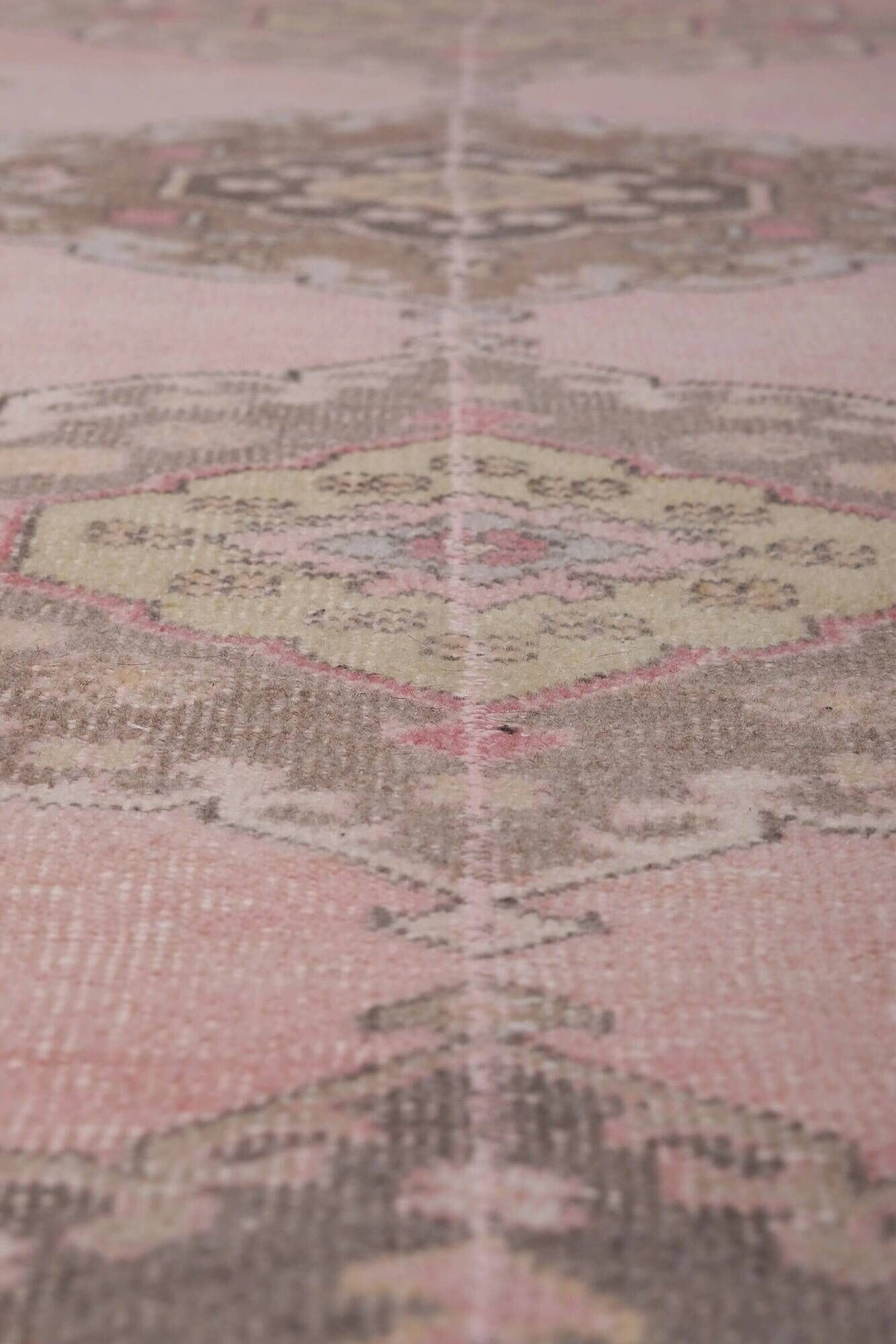 Vintage Turkish hallway rug 86x760 cm