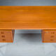 Double-Sided Teak Desk to Arne Vodder from Brouer Møbelfabrik, Denmark, 1960s