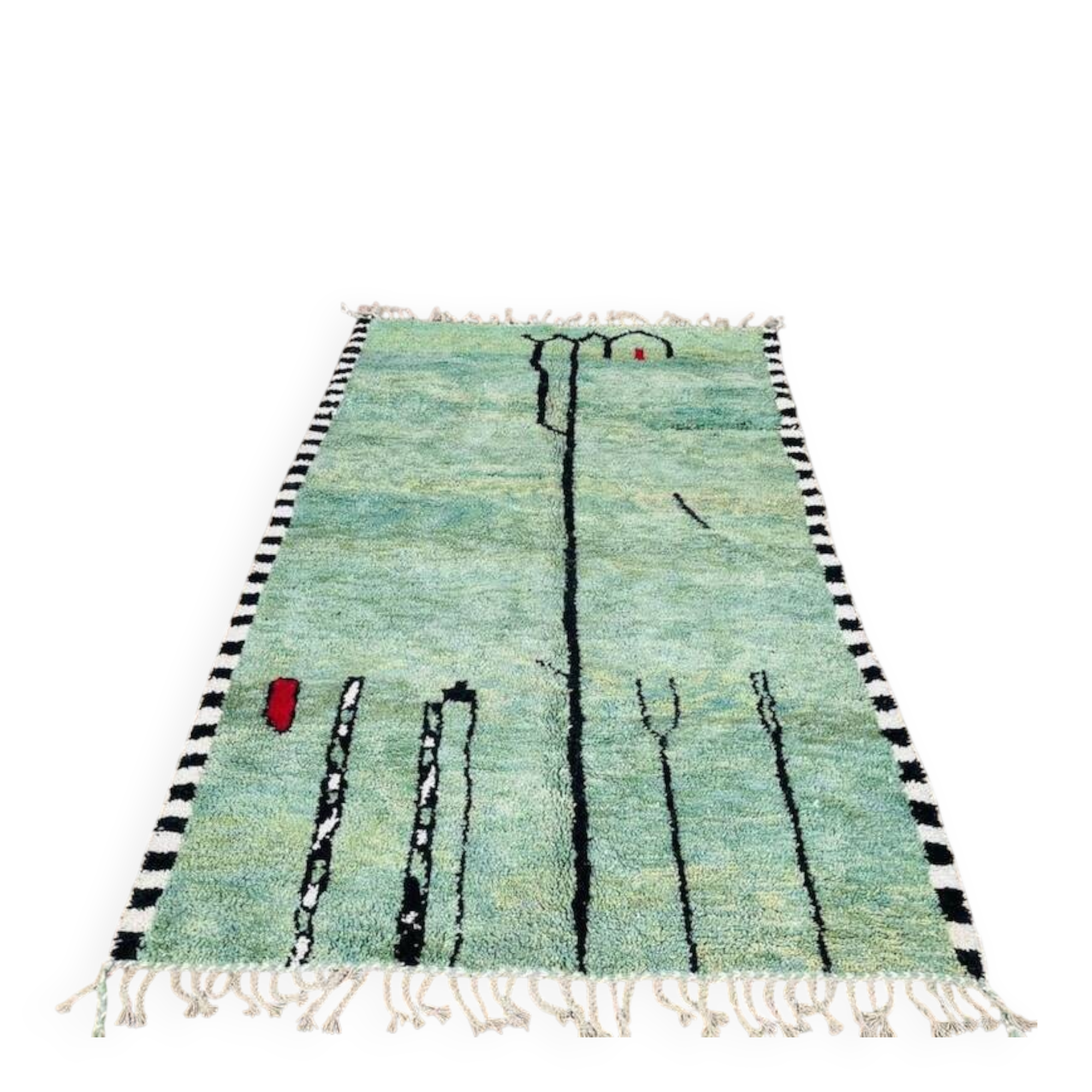 Moroccan Rug, Beni Ourain Colorful Rug 150/250cm