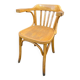 American office style armchair Viennese curved wood FISCHEL THONET 1950