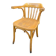 American office style armchair Viennese curved wood FISCHEL THONET 1950
