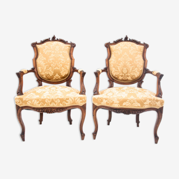 Ensemble de fauteuils rococo, France, vers 1880