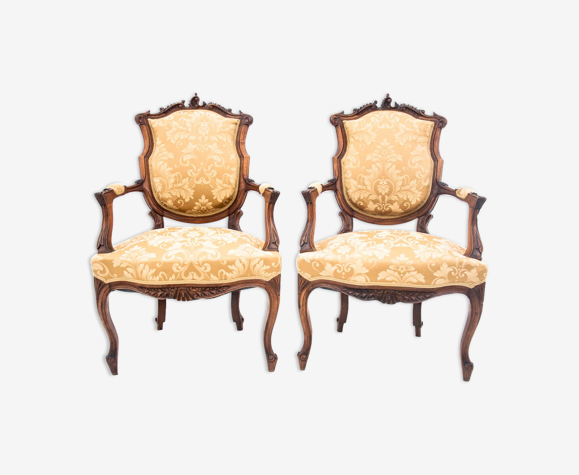 Ensemble de fauteuils rococo, France, vers 1880