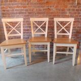Set of 3 country chairs
