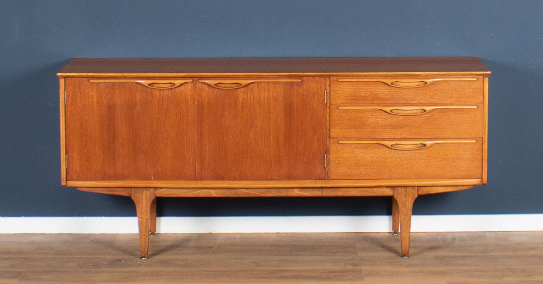Retro teak 1960s short jentique classic mid century sideboard