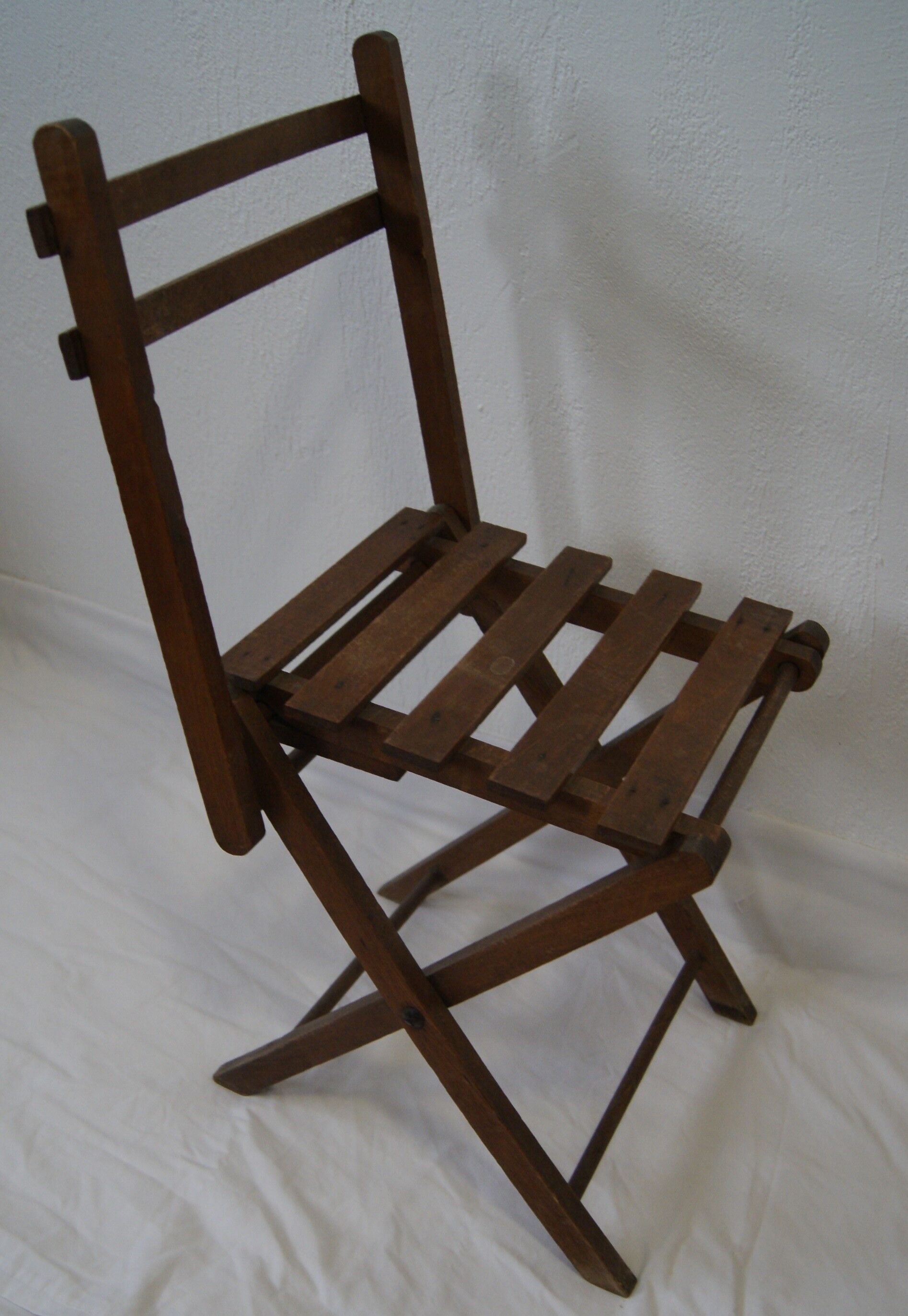 Vintage wood folding chair