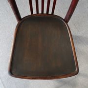 Set of 4 bistro chairs 1910/1930 curved wood, thonet, fischel etc