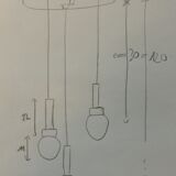 1970s Opaline Waterfall Pendant