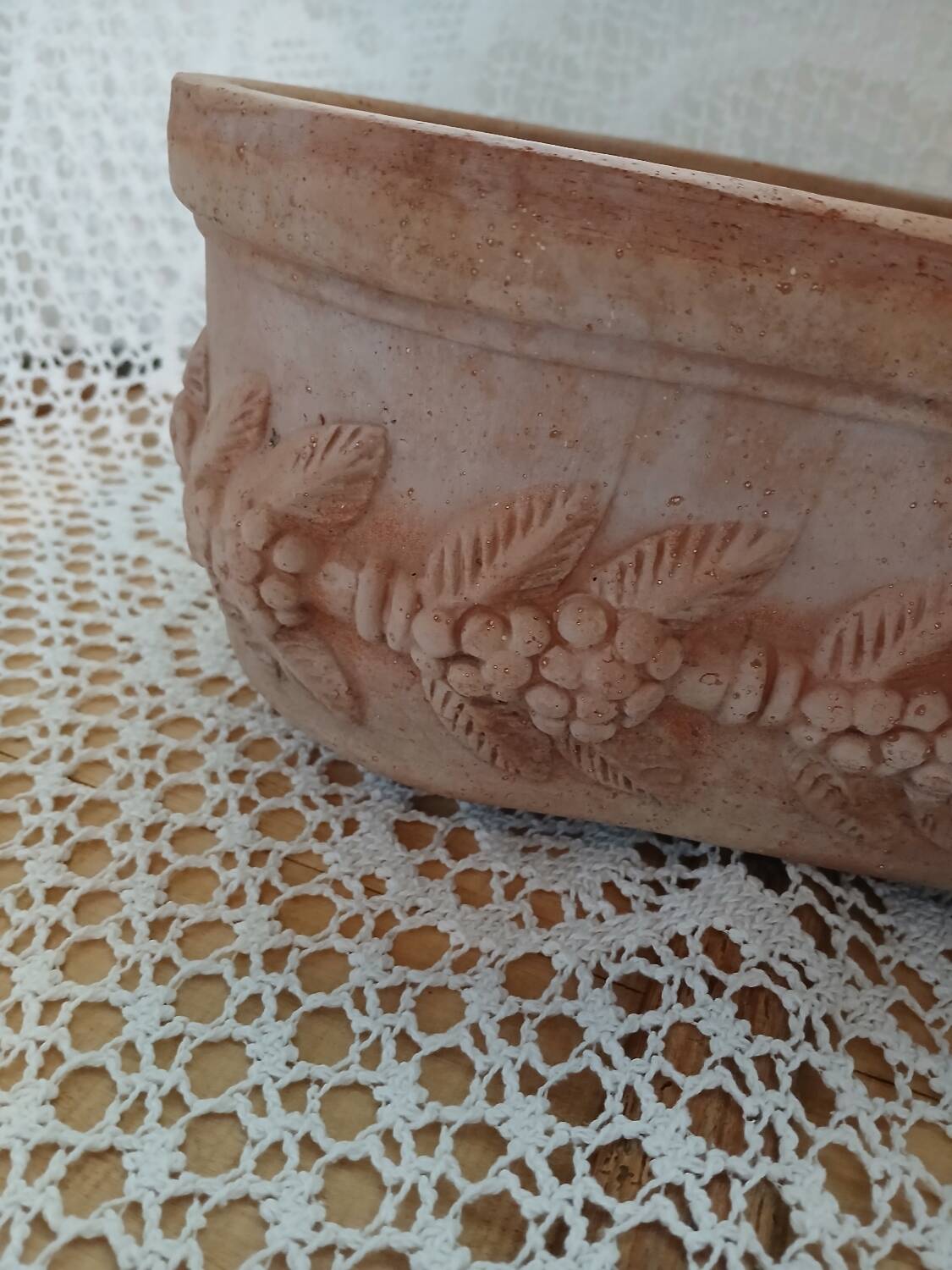 Tuscan terracotta planter