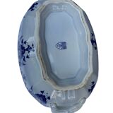 Soup tureen with dish in Rouen earthenware